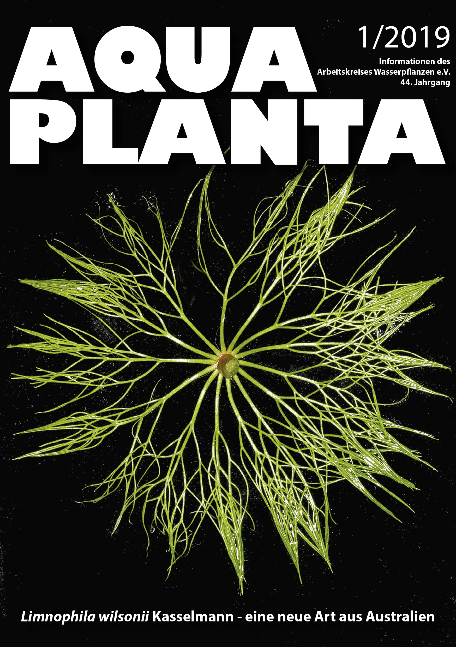 Titelseite der Aqua Planta 1-2019
